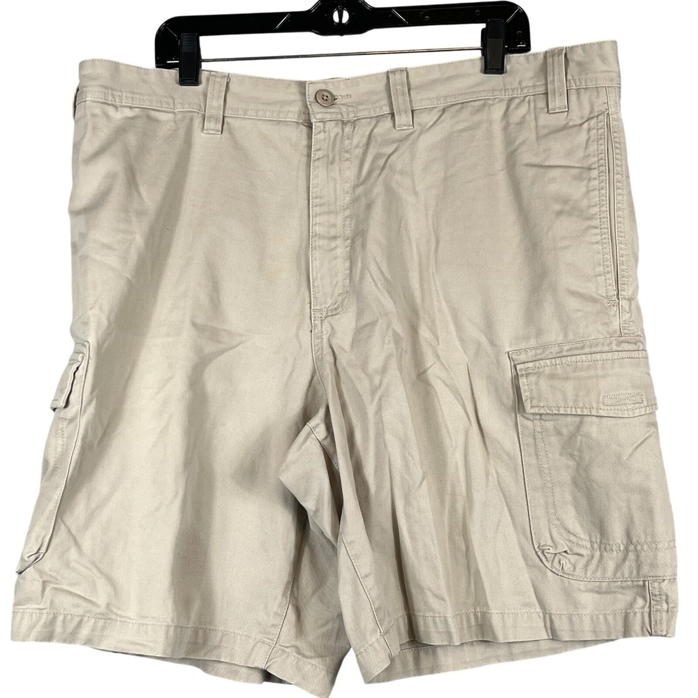 Eddie Bauer Mens 40 Cargo Shorts Khaki Utility Classic Outdoor 9 Inseam Gorpcore